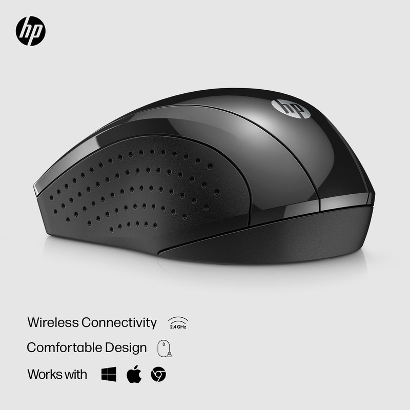 HP X3000 G2 Wireless Mouse - Ambidextrous 3-Button Control, &