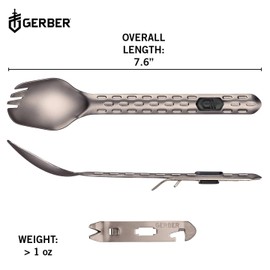 Gerber Devour 31-003993 Multi-Function Fork with All-Purpose Kit, Grey