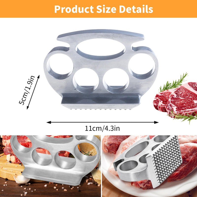 Tenderiser Meat Hammer Household Professional Kitchen Cooking Tool Handheld Ergonomic