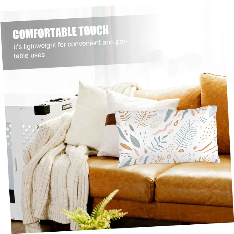 ABOOFAN 2pcs Sublimation Pillow Covers with Zipper Blank Pillowcases for