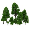 Gazechimp 12pcs 1:50-1:500/2.5-16 cm Model Tree Decoration Trees Poplar Model
