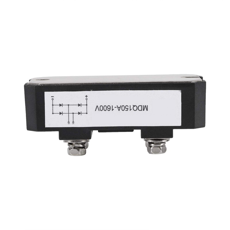 Rectifier 1600 V, Bridge Rectifier, Single Phase Diode Bridge, Black