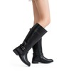 Vepose Women's 948 Knee High Boots, Black, Size 7.5 US