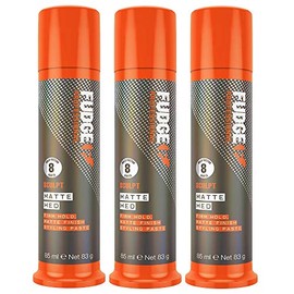 3 x Matte Hed Firm Hold Fudge Professional Texture Paste 85 ml