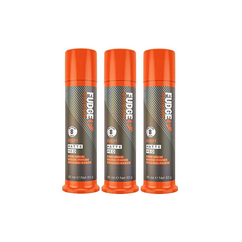3 x Matte Hed Firm Hold Fudge Professional Texture Paste