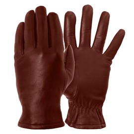 Pratt and Hart Broadway Lady’s Classic Thinsulate Lined Leather Gloves Size 8 Oxblood