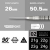 TARGET Darts EXO Edition 90% Tungsten Steel Tip Darts Set