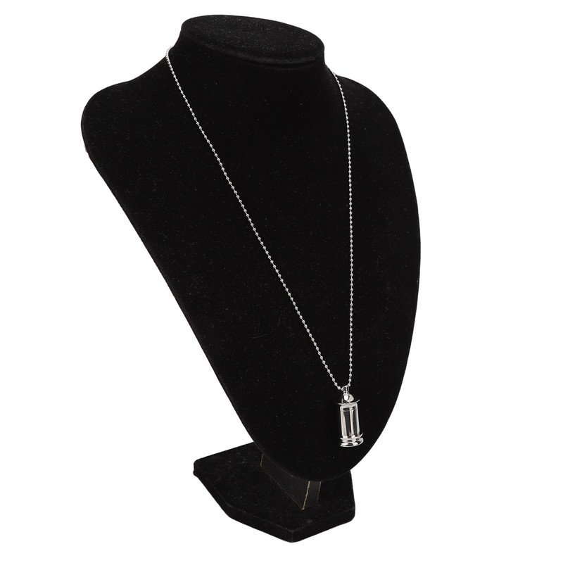 Ashes Necklace Perfume Pendant Pet Cremation Jewelry Titanium Steel Tower
