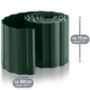 com-four® lawn edging made of plastic - flower bed edging