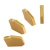 Accusize Industrial Tools Gtn-2 Tin Coated Carbide Grooving Parting Inserts,