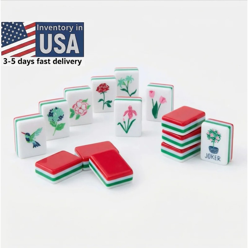 Acrylic Mahjong Red Local Warehouse Red and Pink 4-layer Acrylic