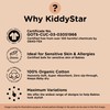 KiddyStar Organic Cotton Baby Bibs for Boys & Girls –