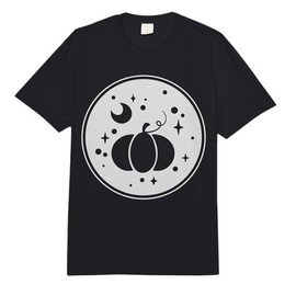 Mystical Stars & Moon Fall Pumpkin Witch Comfort Colors Adult Heavyweight T-Shirt