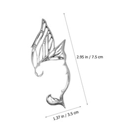 CALLARON 1 Pair Butterfly Elf Earrings Ear Cuffs Earrings for Women Earrings Cuff Ear Earrings for Women Elf Earrings for Women Fairy Earrings Earring Charm Butterfly Wings