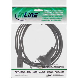 InLine® Power cable, Inline®, mains plug Australia/Argentina to Euro 8 socket 1.8m