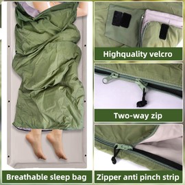 Ultralight Summer Sleeping Bag, 680 g, 190 x 75 cm, Ultralight Small Pack Size, Sleeping Bag, Soft Comfort, Travel Sleeping Bag, Sleeping Bag for Camping