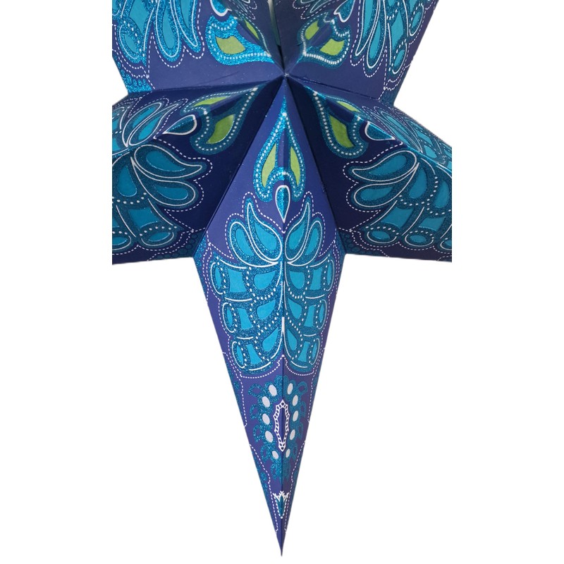 Yepsio Paper Star Lantern Lampshade, 60 cm, Hanging Decorations for
