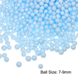 MECCANIXITY Foam Beads Foam Balls 7-9mm for Wedding and Party Decorations, Tiny Packing Balls, Arts DIY Crafts Supplies (Blue,1 Pack Approx 3000pcs)