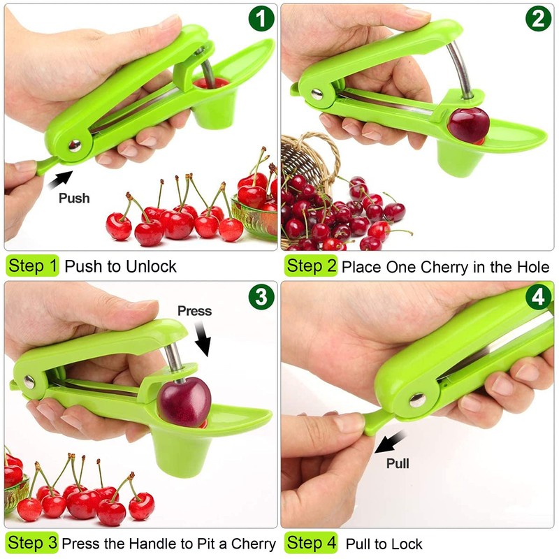 Cherry Pitter Tool Pit Remover, Cherry Core Remover Tool with