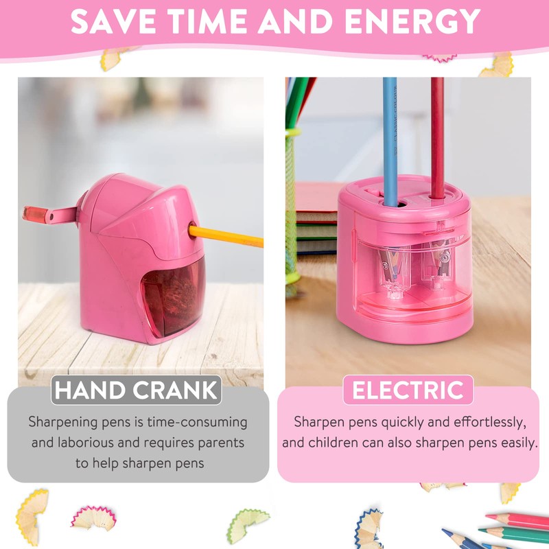 Eagle Dual Holes Pencil Sharpener, Dual Blades, fit for Pencils