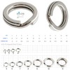 BKK Split Ring 51 Snap Rings Stainless Steel #5-37.1 kg