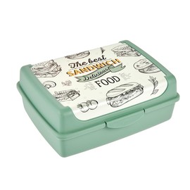 keeeper 1 Litre Handy Lunch Box 17 x 13 x 7 cm Sandwich Carla Midi Nordic Green