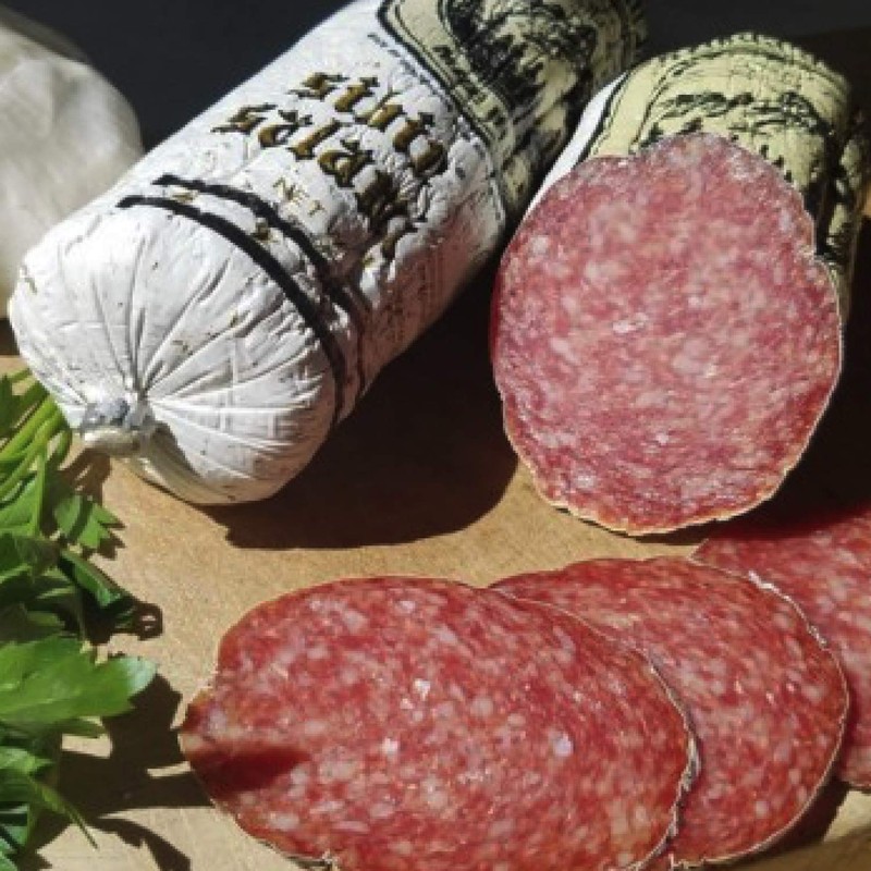 Romanian Brand Sibiu Salami, Dry Aged Pork Sausage 1.9 lb
