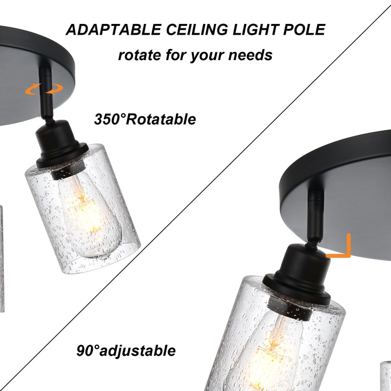 PENDRION 3 Light Modern Track Lighting with Flexibly Rotatable Light