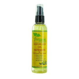 J'Organic Solutions Moisture Lock Oil Nutrients (with avocado, Castor, Sweet almond oil) 4 Oz