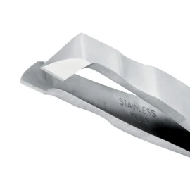 TWEEZERMAN Cuticle Cutter (Cuticle Remover for Precise Cutting and Removing Cuticles on Fingers and Toes, Stainless Steel, Silver)