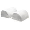 Classic Home Store Water Lily Standard Round Arm Caps Pair