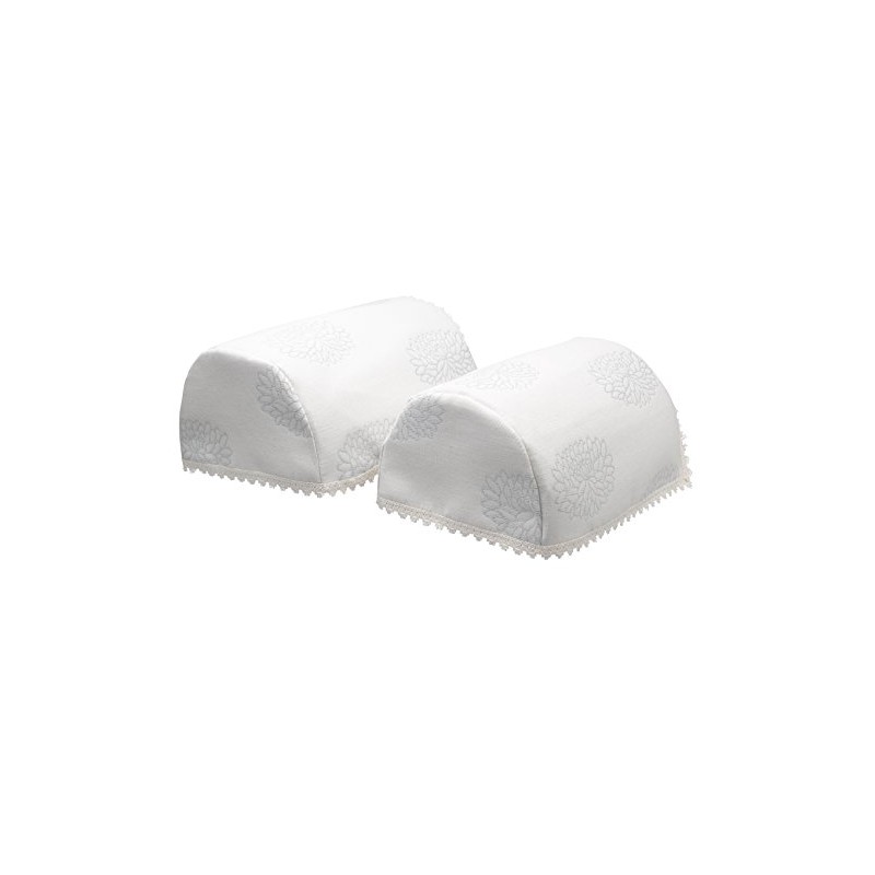 Classic Home Store Water Lily Standard Round Arm Caps Pair