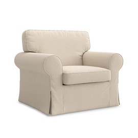 TLYESD Ektorp Chair Cover Replacement for IKEA Ektorp Armchair Cover, Ektorp Chair Slipcover, Ektorp Cover Only!(Daily Beige)