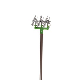 AMES 2917000 Steel Tine Garden Cultivator with Aluminum Handle, 58-Inch