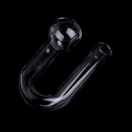 JAGTRADE Glass Drop-Checker CO2 Indicator for Planted Aquariums Easy to Hang Use with PH Reagent Solution Compact Size, 6cm