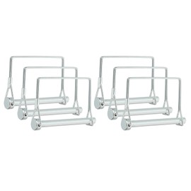 PATIKIL Trailer Coupler Pin 5/16x2-3/8x1.73"(D*L*IW), 6 Pcs Wire Lock Pin Square Shaft Locking Pins Safety PTO Hitch Pin for for Farm Trailer Tractor Truck Boat Towing (8x60x44mm)