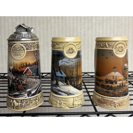 Miller 1995 1996 1997 Terry Redlin Series Miller Beer Steins Ducks Unlimited