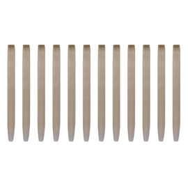 12 PCS Clip in Hair Extensions Highlights, 23 Inches Clip Hairpieces, Bleach Blonde Hair Streak, Synthetic Straight Hair Extension Gift for Women.