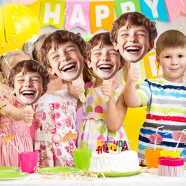 1 Pc, Custom Big Head Cutout for Kid | Fun Face Cardboard Cutout | Life Size face on a Stick | Big Head on a Stick | Upload Your Photo - 6-18 in