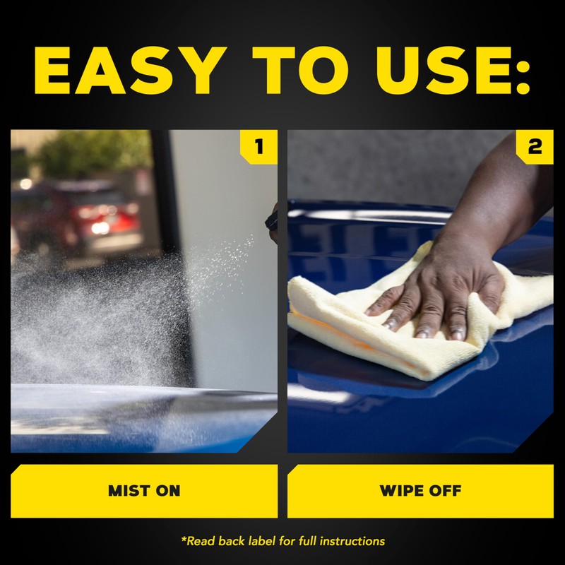 Meguiar's Ultimate Waterless Wash & Wax, Scratch-Free Waterless Car Cleaning