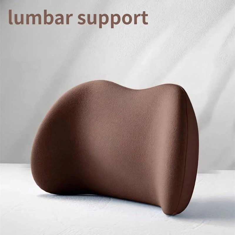 Car Memory Foam Neck & Lumbar Support Cushions for Driving