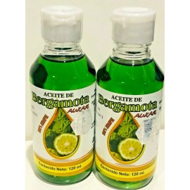 Bergamot  BERGAMOT OIL 2X Aceite De Bergamota 100% Natural Great For Beard & Hair 120 mL