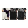 Ro Rox Gothic Striped Arm Warmers Fingerless Thumb Hole Elbow