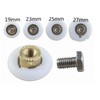 Bioristar Shower Door Rollers Replacement 7/8" Bathroom Pan Glass Sliding