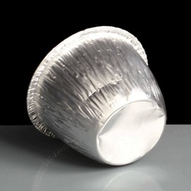 LGT Foil Pudding Cases Christmas Steak Kidney Suet Foils Recyclable Aluminium 1.8 inch Base 2 Inch Height (100)