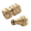 Spear & Jackson 1/2-inch Female Plus 1/2-inch Male Brass Hose
