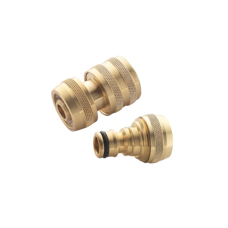 Spear & Jackson 1/2-inch Female Plus 1/2-inch Male Brass Hose