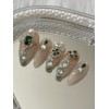 Blanca handmade nail tips - Long point (stiletto) / 블랑카