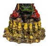 Imagen De Resina Santa Muerte Azteca Pie De Cráneo