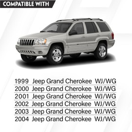 4 PCS Rear Upper and Lower Coil Spring Insulator Kit Compatible with Jeep Grand Cherokee WJ/WG 1999-2004 Spring Isolator Kit Rubber Set Repacle for 52088346AB 52088402AB